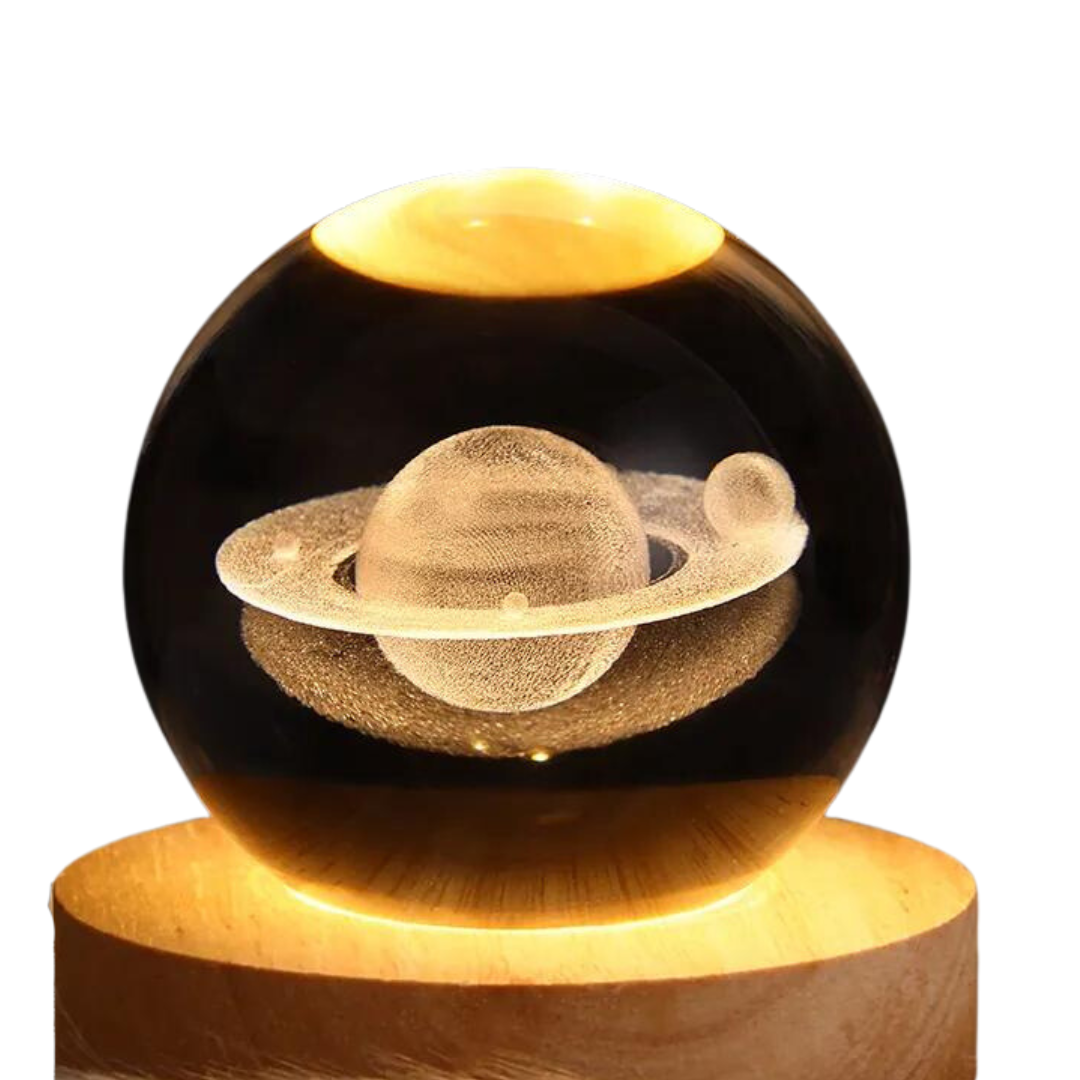 Lâmpada Lua 3D