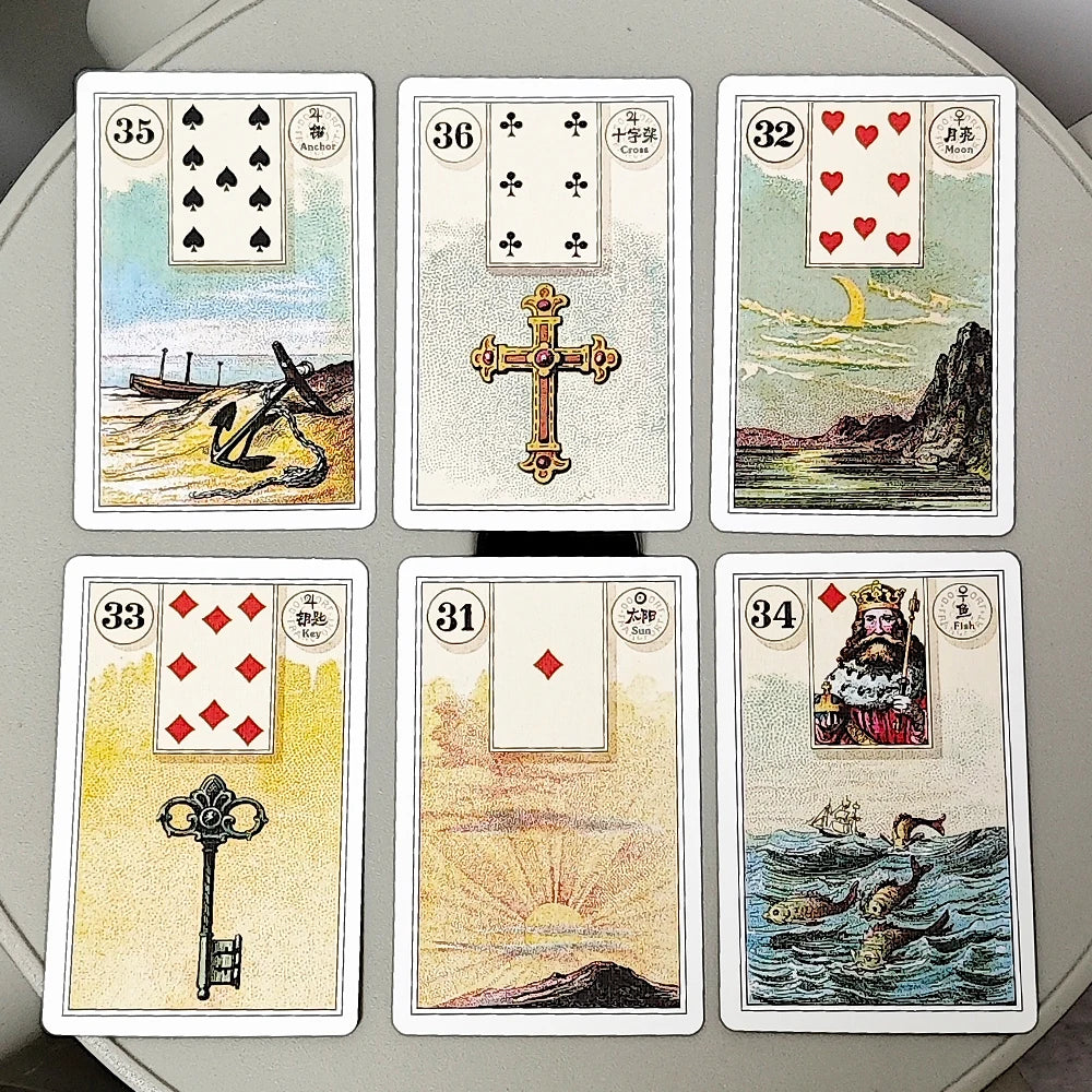 Baralho Lenormand Clássico 36 Cartas