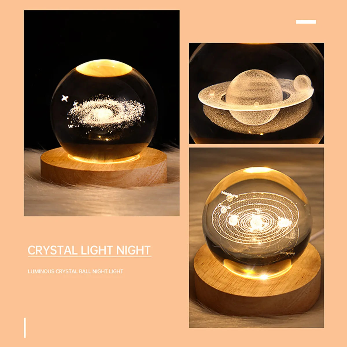 Lâmpada Lua 3D