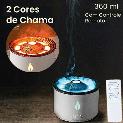 Difusor Portátil Chama Vulcânica