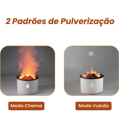 Difusor Portátil Chama Vulcânica