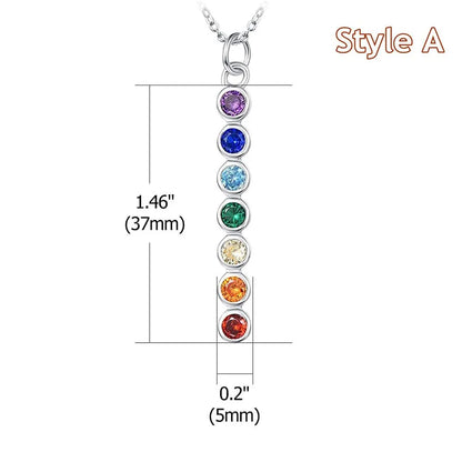 Gargantilha 7 chakras