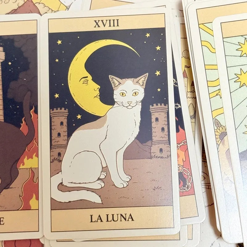 Tarot dos Gatos – Baralho com 78 Cartas