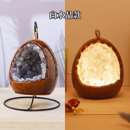 Lâmpada Abajur de Ametista