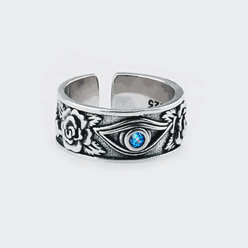 Anel Olho de Hórus Vintage Masculino