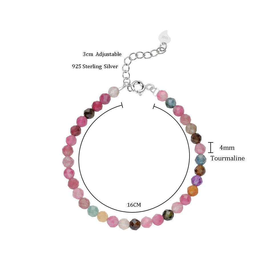 Pulseira de prata Amethyst Bangles