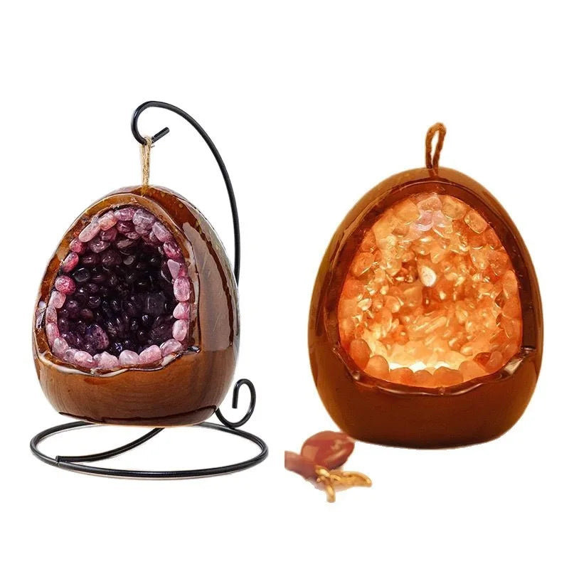 Lâmpada Abajur de Ametista