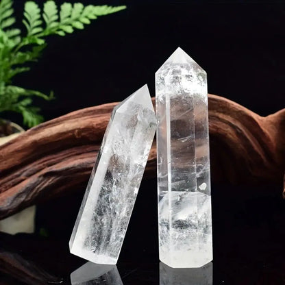 Obelisco de Quartzo Claro Natural