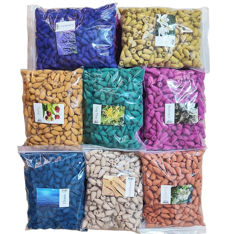 Cones de Incenso de Refluxo Natural