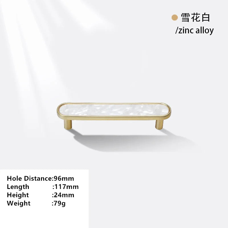 Puxadores de  Bronze policromado