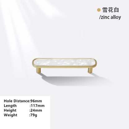 Puxadores de  Bronze policromado