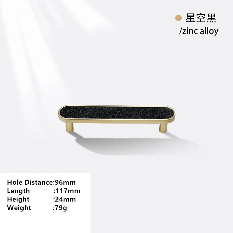 Puxadores de  Bronze policromado