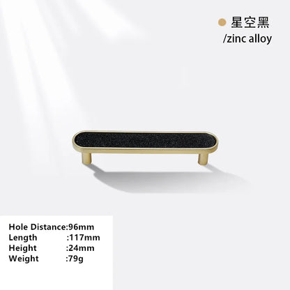 Puxadores de  Bronze policromado