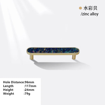 Puxadores de  Bronze policromado