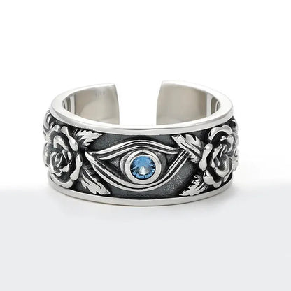 Anel Olho de Hórus Vintage Masculino