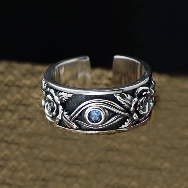 Anel Olho de Hórus Vintage Masculino