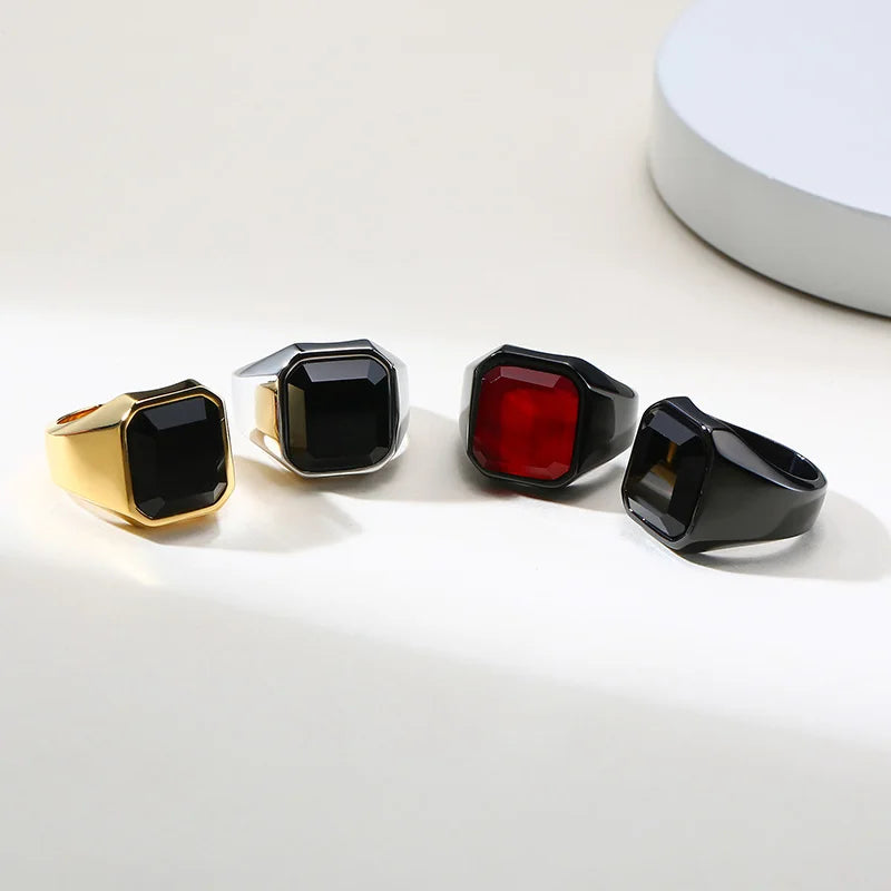 Anel de Sinete Onyx