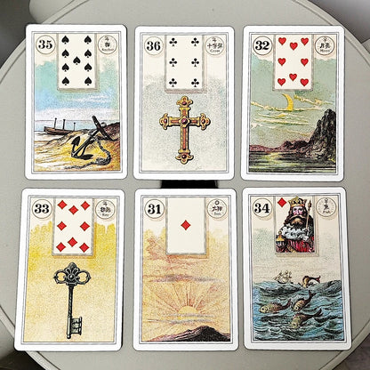 Baralho Lenormand Clássico 36 Cartas