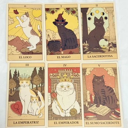 Tarot dos Gatos – Baralho com 78 Cartas