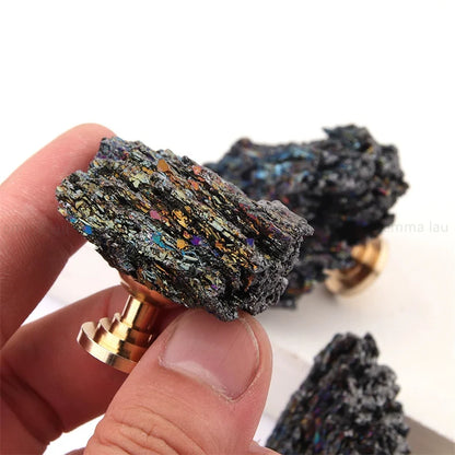 Puxador de Pedra Fluorita Natural