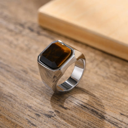 Anel de Sinete Onyx