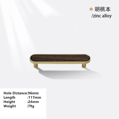 Puxadores de  Bronze policromado