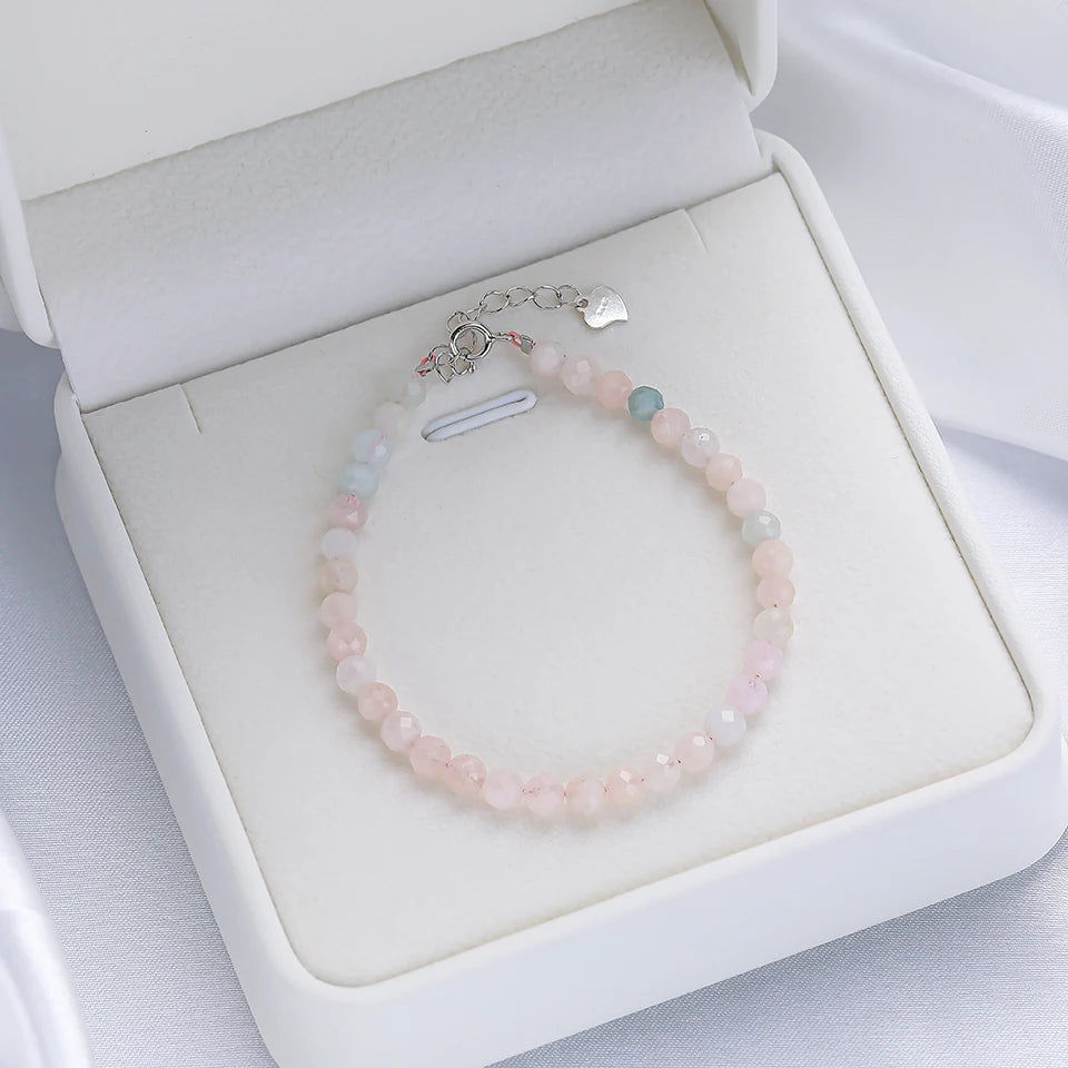Pulseira de prata Amethyst Bangles