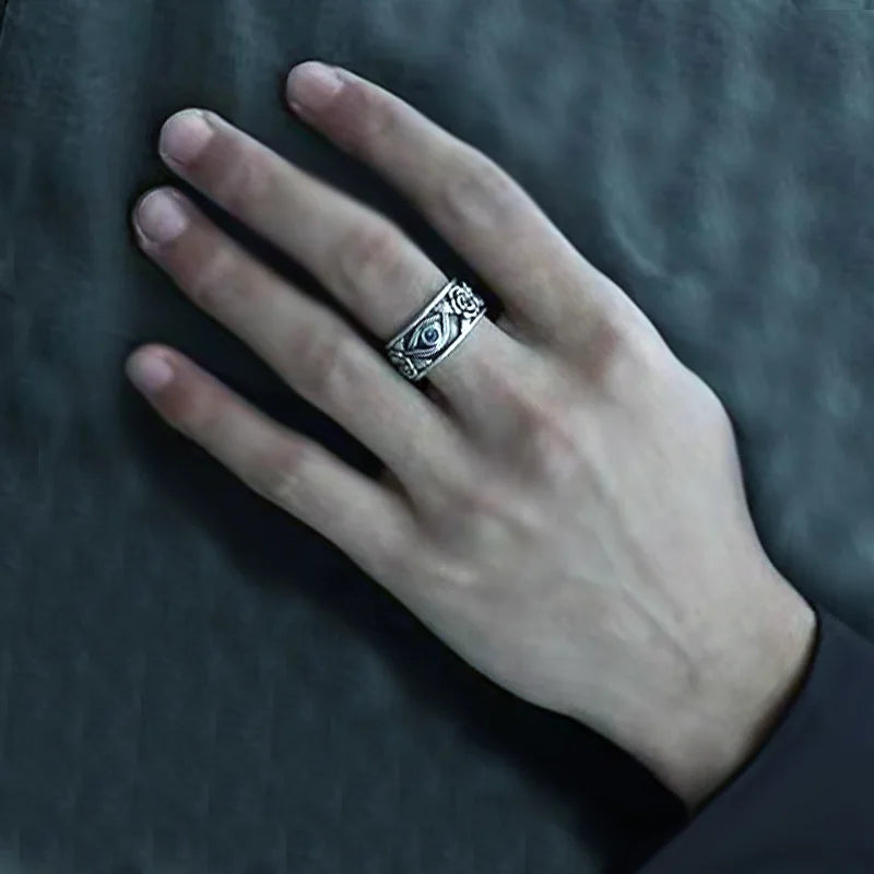 Anel Olho de Hórus Vintage Masculino