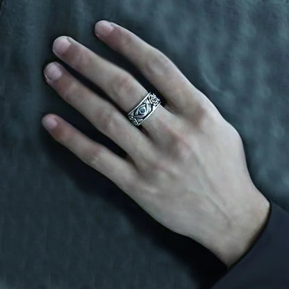 Anel Olho de Hórus Vintage Masculino