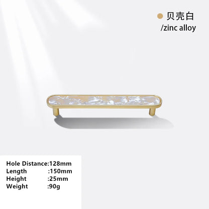 Puxadores de  Bronze policromado