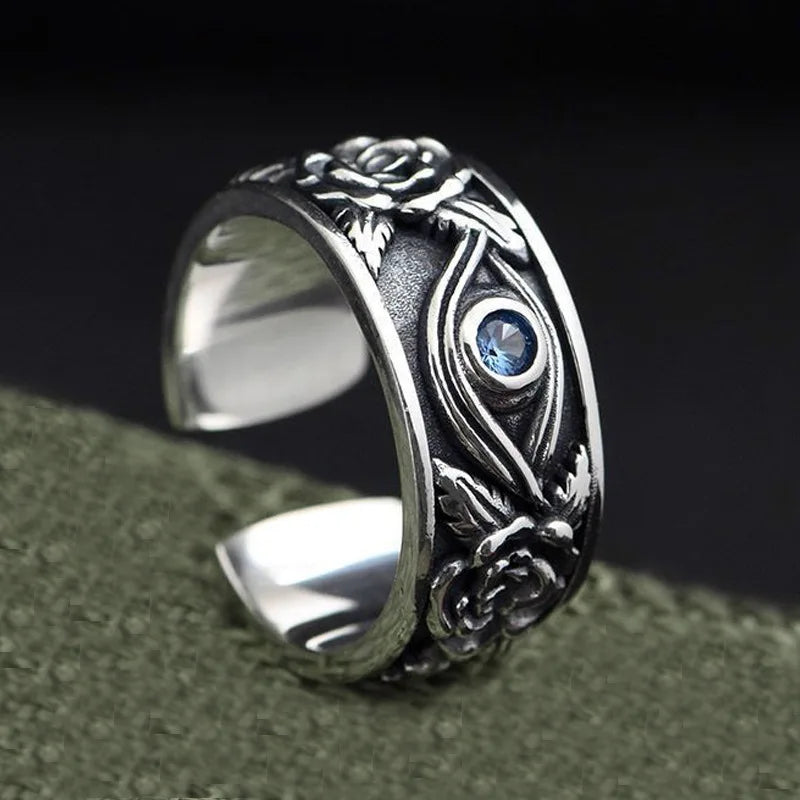 Anel Olho de Hórus Vintage Masculino