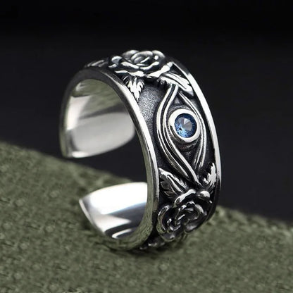 Anel Olho de Hórus Vintage Masculino