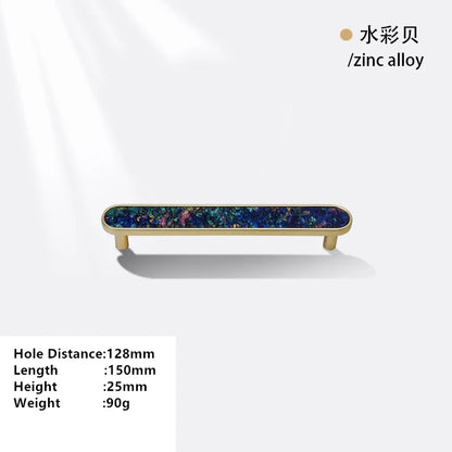 Puxadores de  Bronze policromado