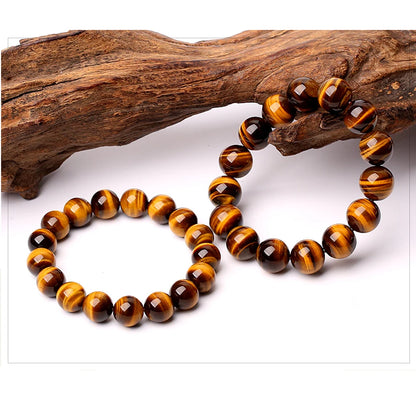 Pulseira com Pedras Naturais Olho de Tigre