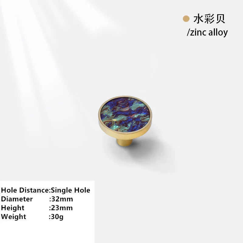 Puxadores de  Bronze policromado